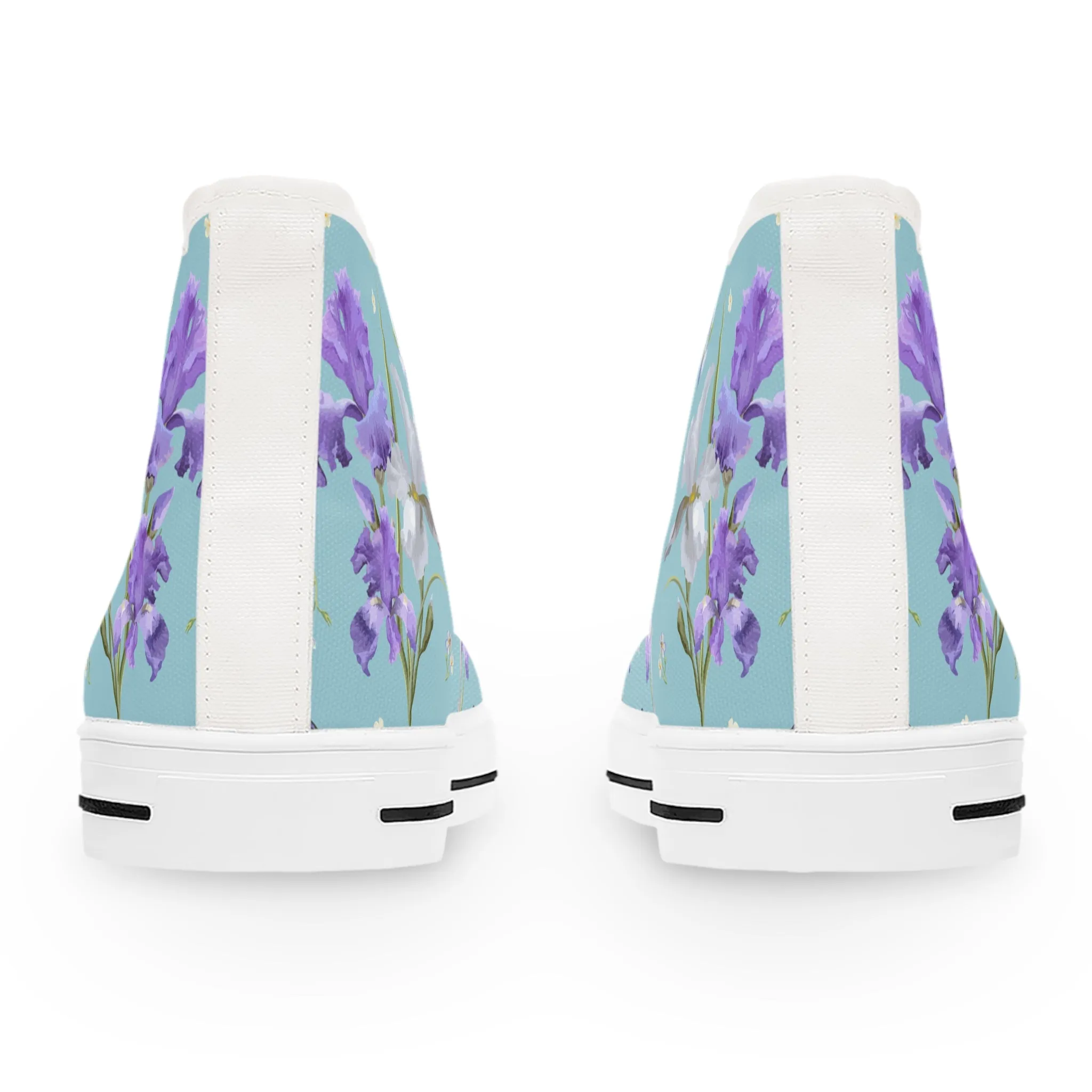 Iris and Butterfly Women's High Top Sneakers