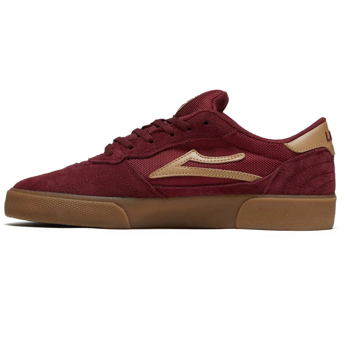 Lakai Cambridge Shoes - Burgundy Red Suede