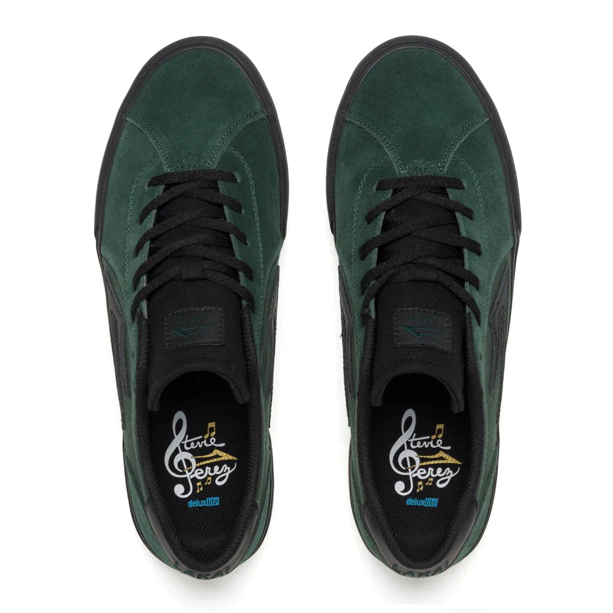 Lakai Flaco II Pine Black Suede Shoes