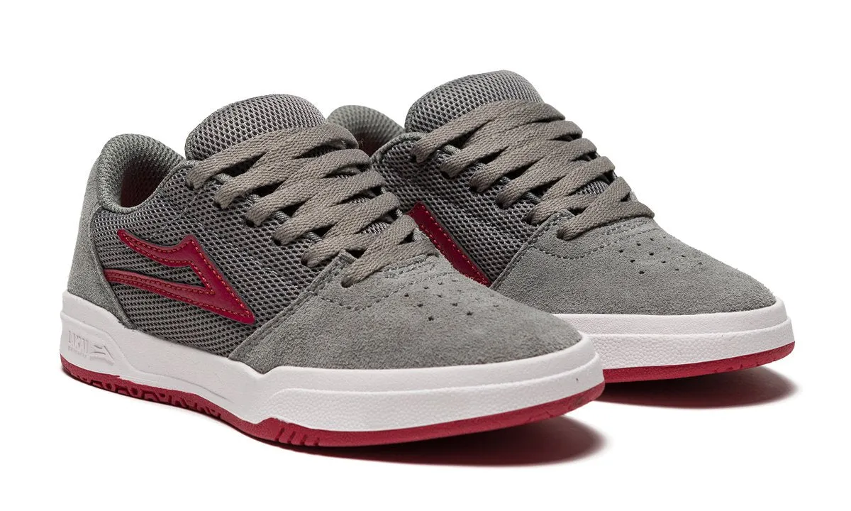 Lakai Shoes Kids Brighton Grey Red