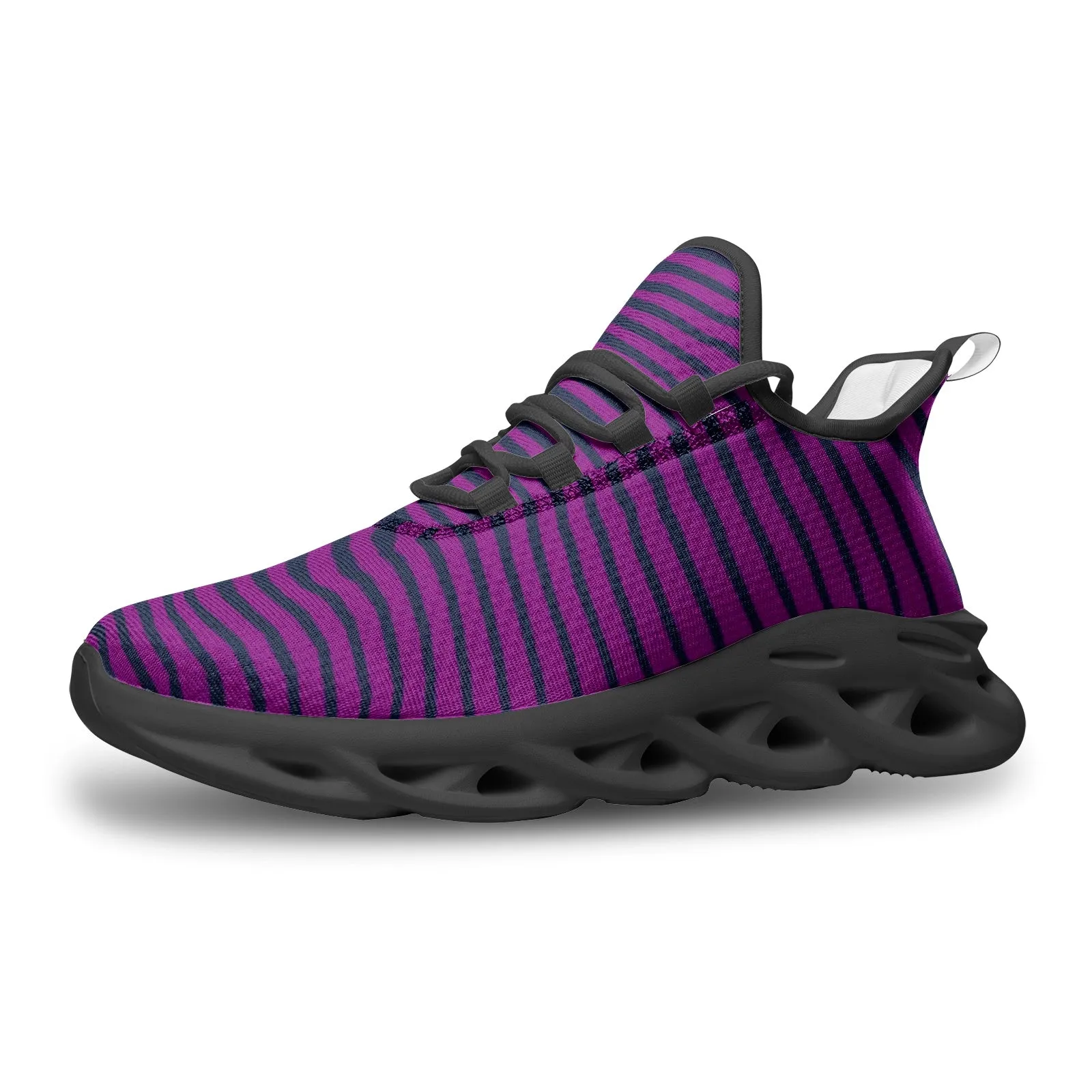 Lavendar Wedges Unisex Bounce Mesh Knit Sneakers