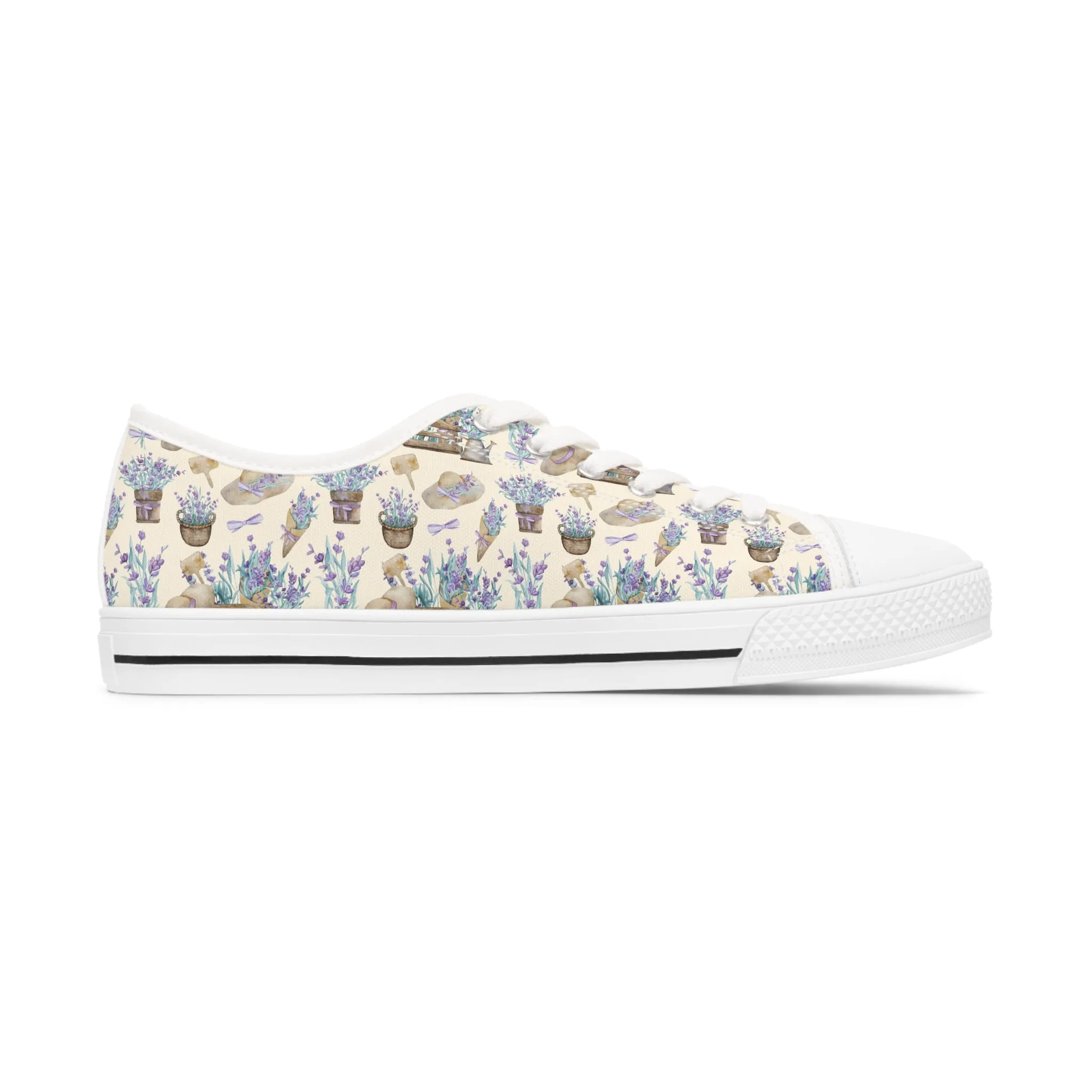 Lavender Women's Low Top Sneakers