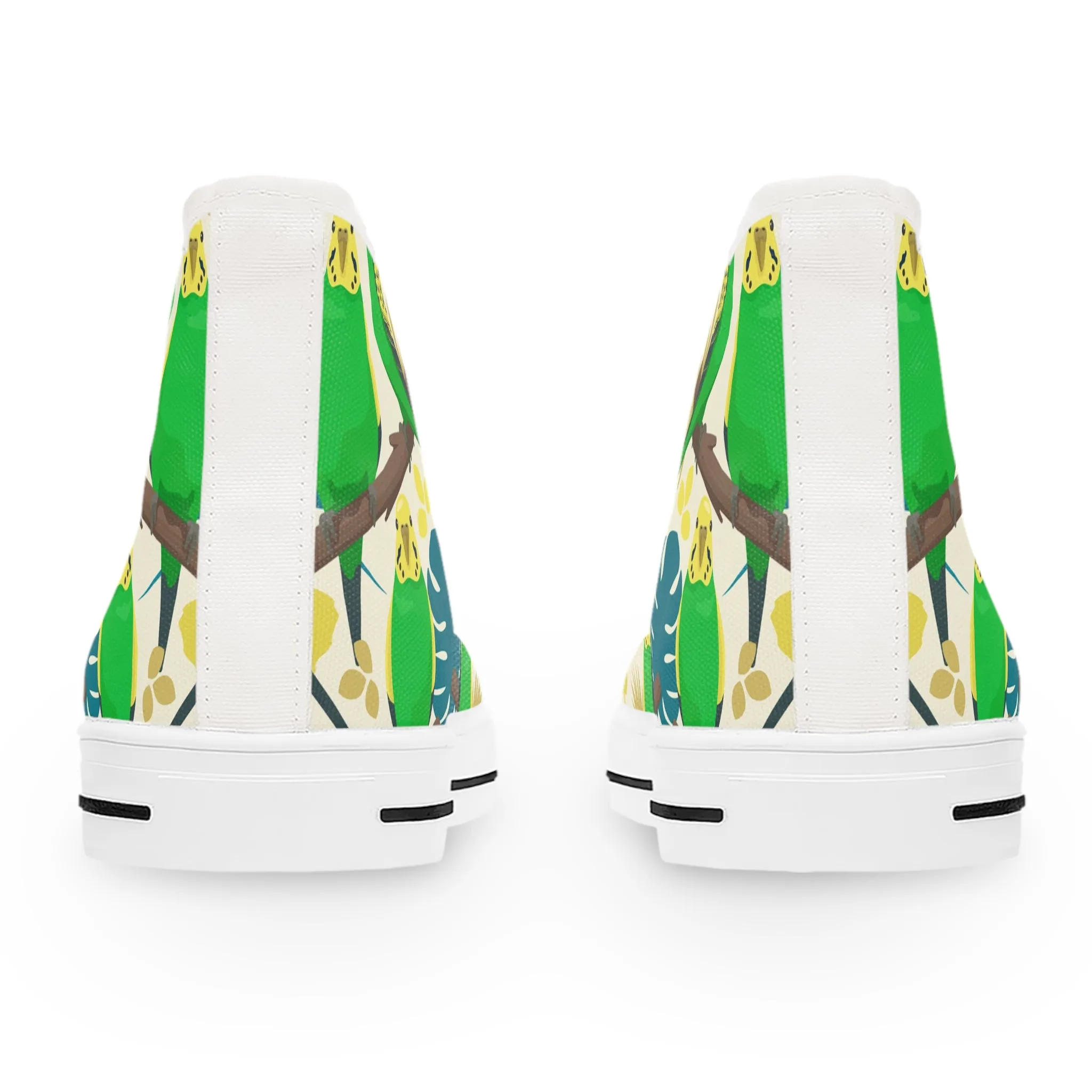 Love Parrots Women's High Top Sneakers