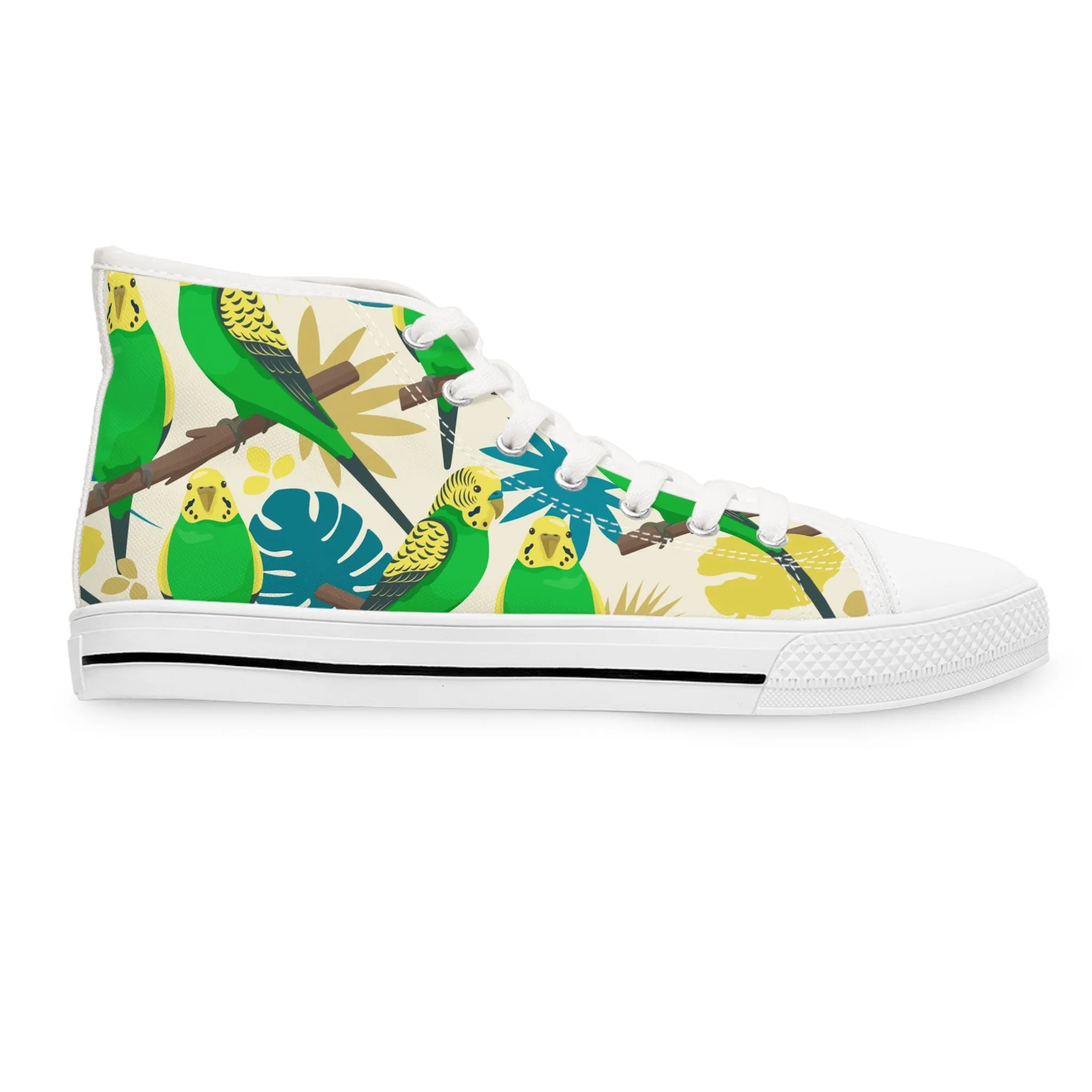 Love Parrots Women's High Top Sneakers