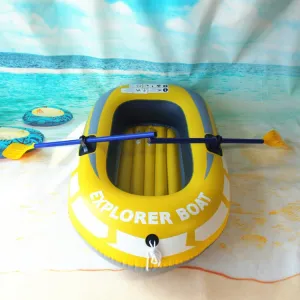 LS-801 Small PVC Water Casual Inflatable Boat, Style: Single People Use Hand Pump Paddle