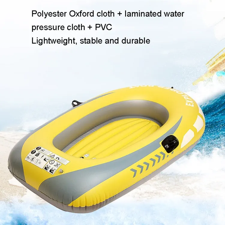 LS-801 Small PVC Water Casual Inflatable Boat, Style: Single People Use Hand Pump Paddle