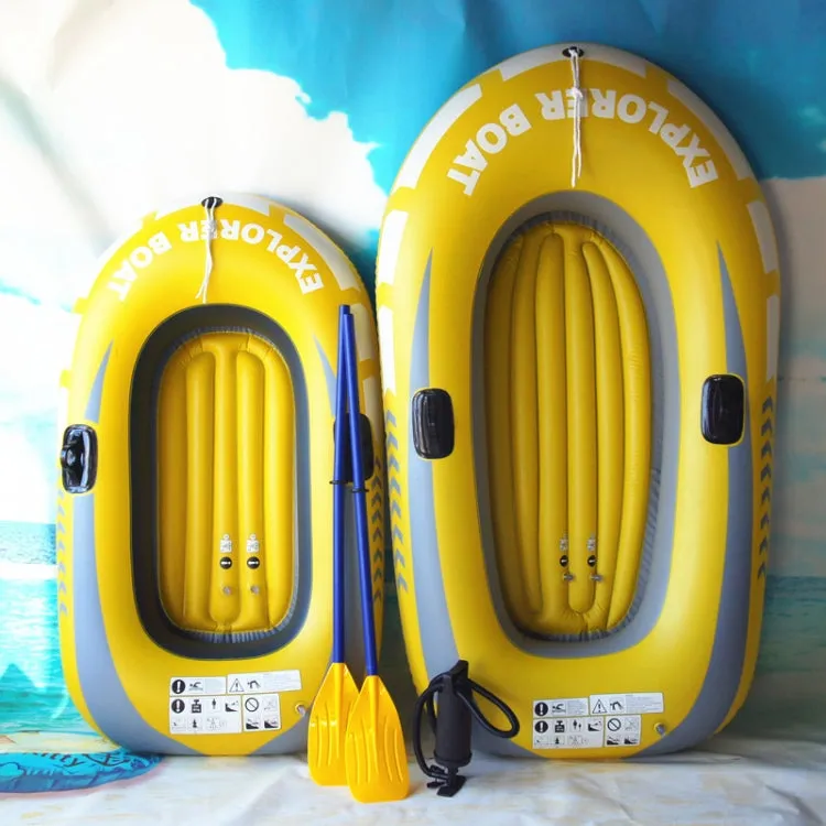 LS-801 Small PVC Water Casual Inflatable Boat, Style: Single People Use Hand Pump Paddle