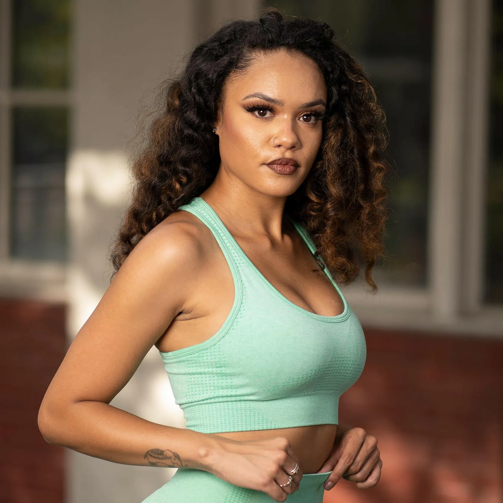 Marvel Seamless Sports Bra - Mint Green