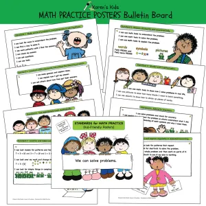 Math I CAN Math Practice Posters (Karen's Kids Printables)