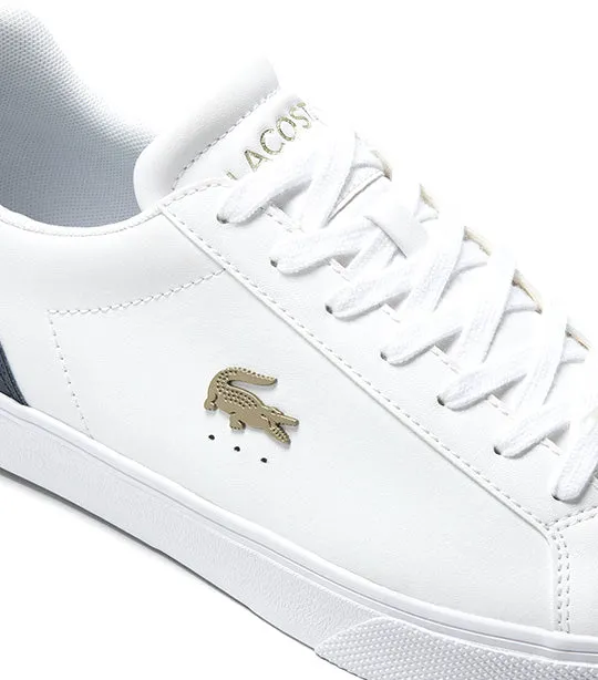 Men's Lacoste Lerond Pro Leather Trainers White/Navy