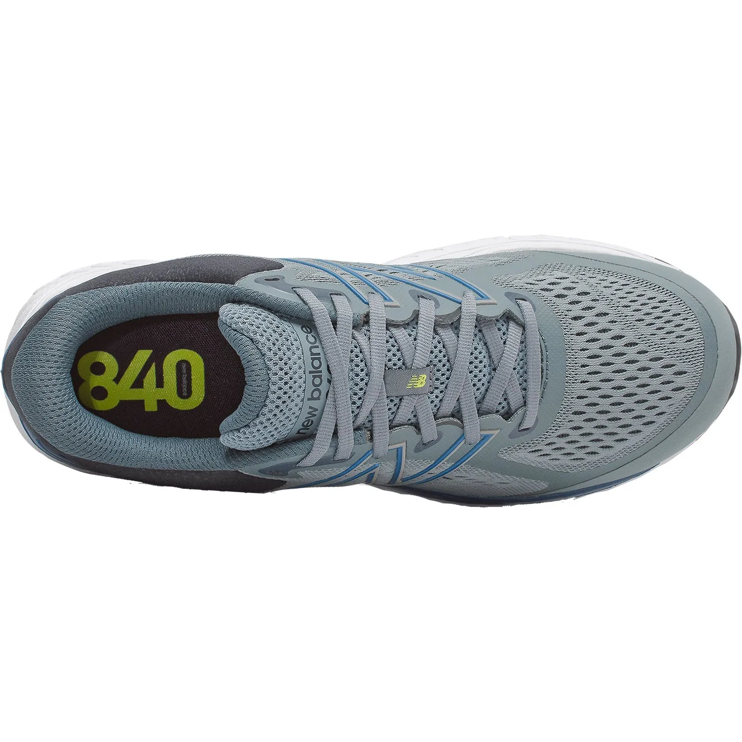 Men's New Balance M840LB5 Ocean Grey/Oxygen Blue Synthetic Mesh