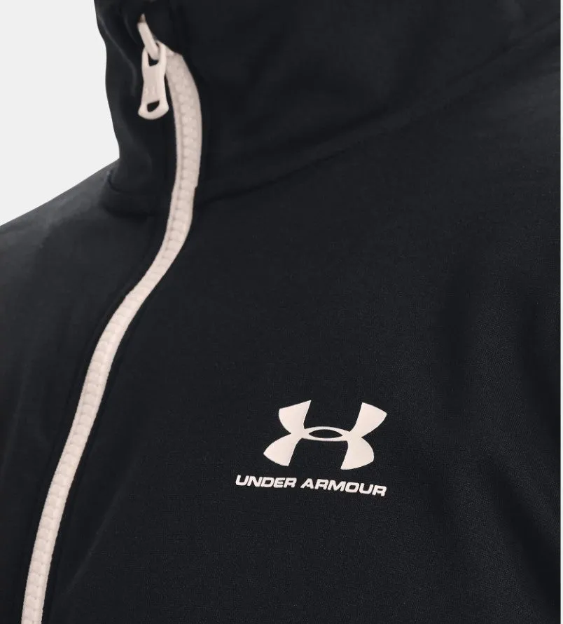 Mens Under Armour Ua Sportstyle Tricot Jacket Active Sweatshirt Black