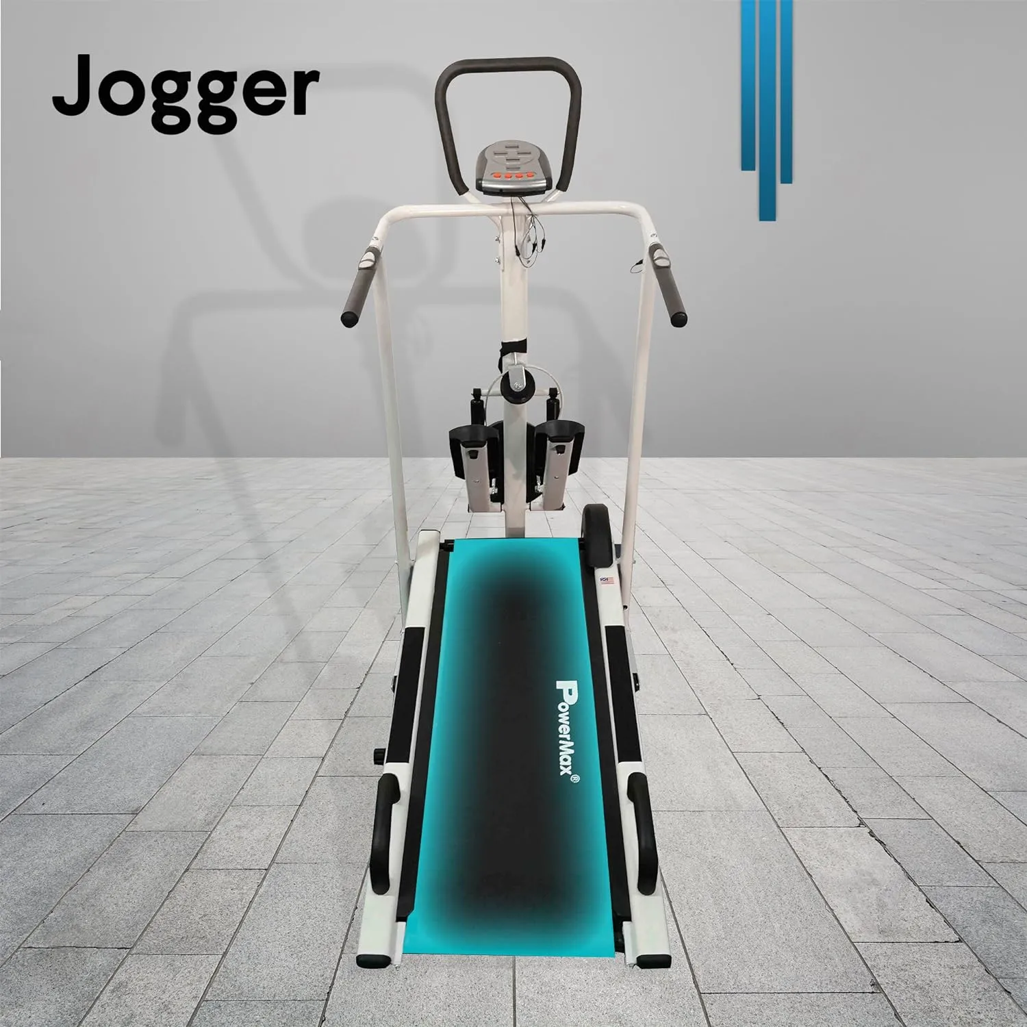 MFT-210 Non-Electric 2 in 1 Manual Treadmill for Home Use with Twister | 3-Level Incline | Vertical Foldable | 110kg Max User Weight | DIY (DO IT Yourself)