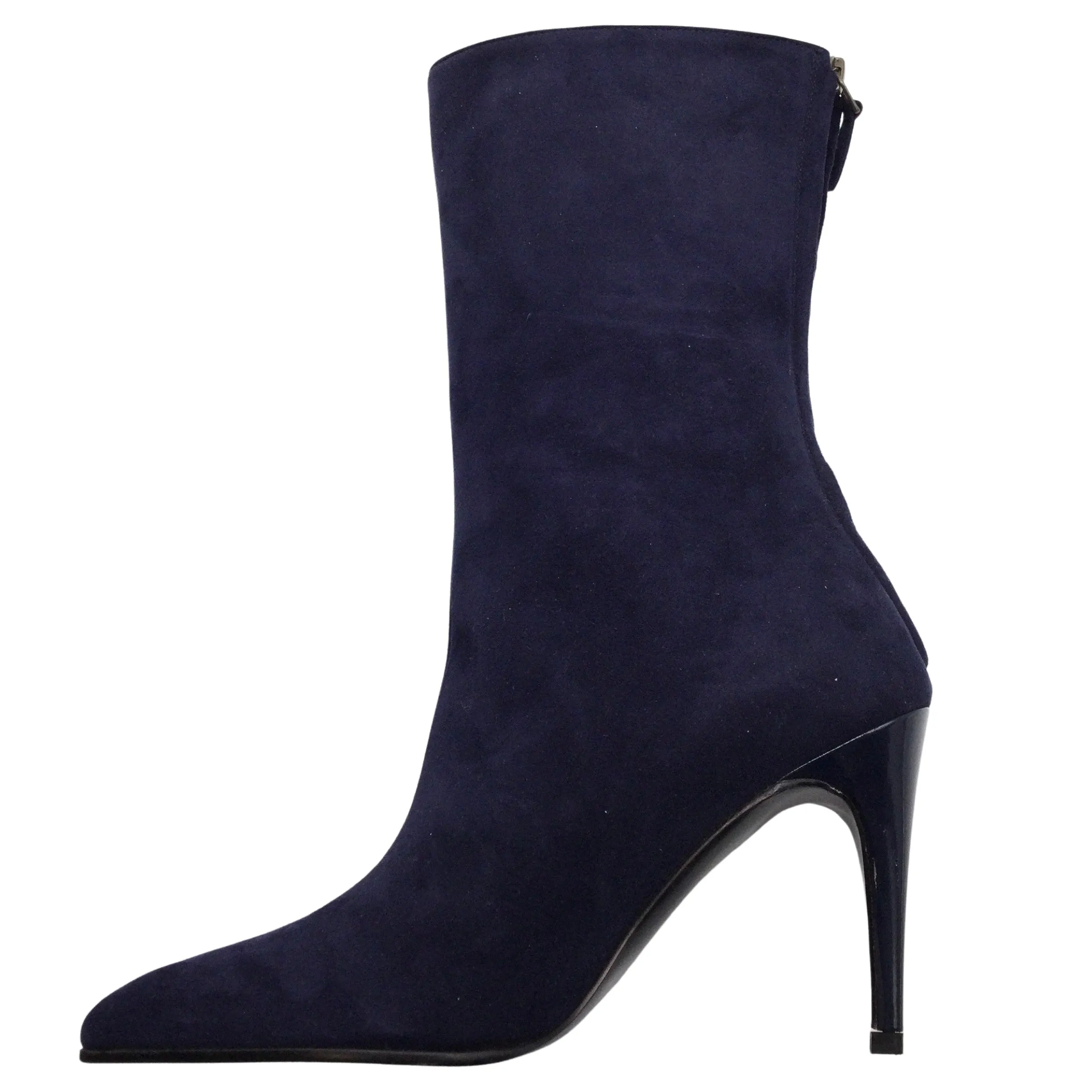 Michel Vivien Navy Blue Cole Boots/Booties