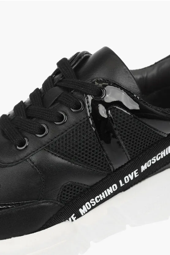 Moschino LOVE Leather Sneakers RUNNING