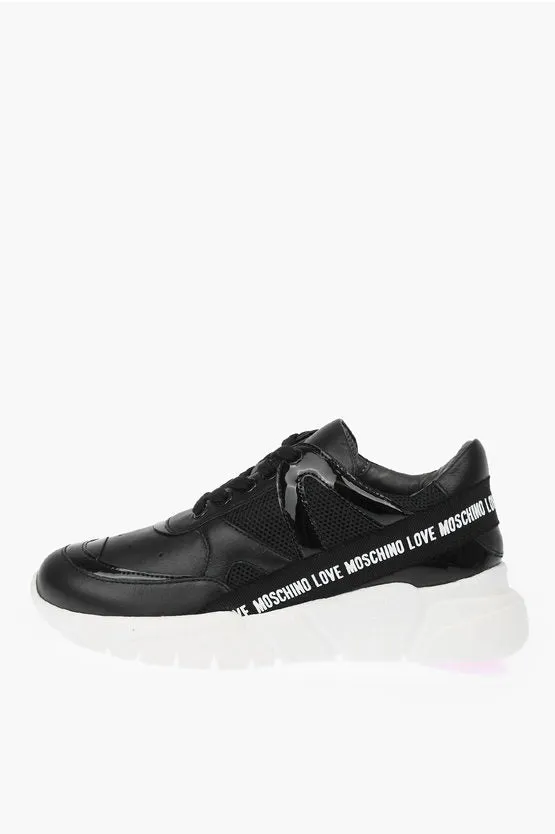 Moschino LOVE Leather Sneakers RUNNING