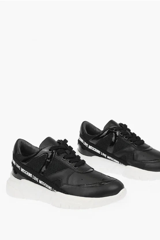 Moschino LOVE Leather Sneakers RUNNING