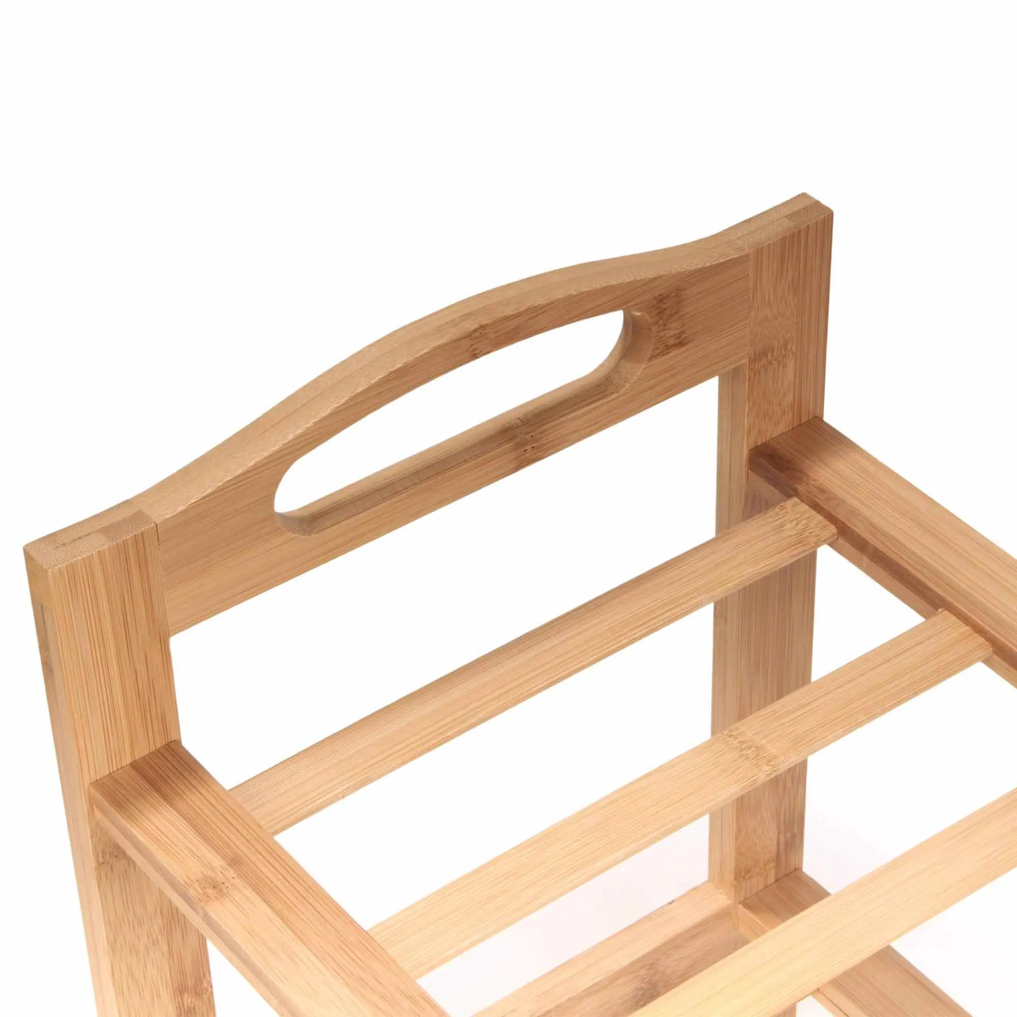 Multi-Tier Bamboo Shoe Rack