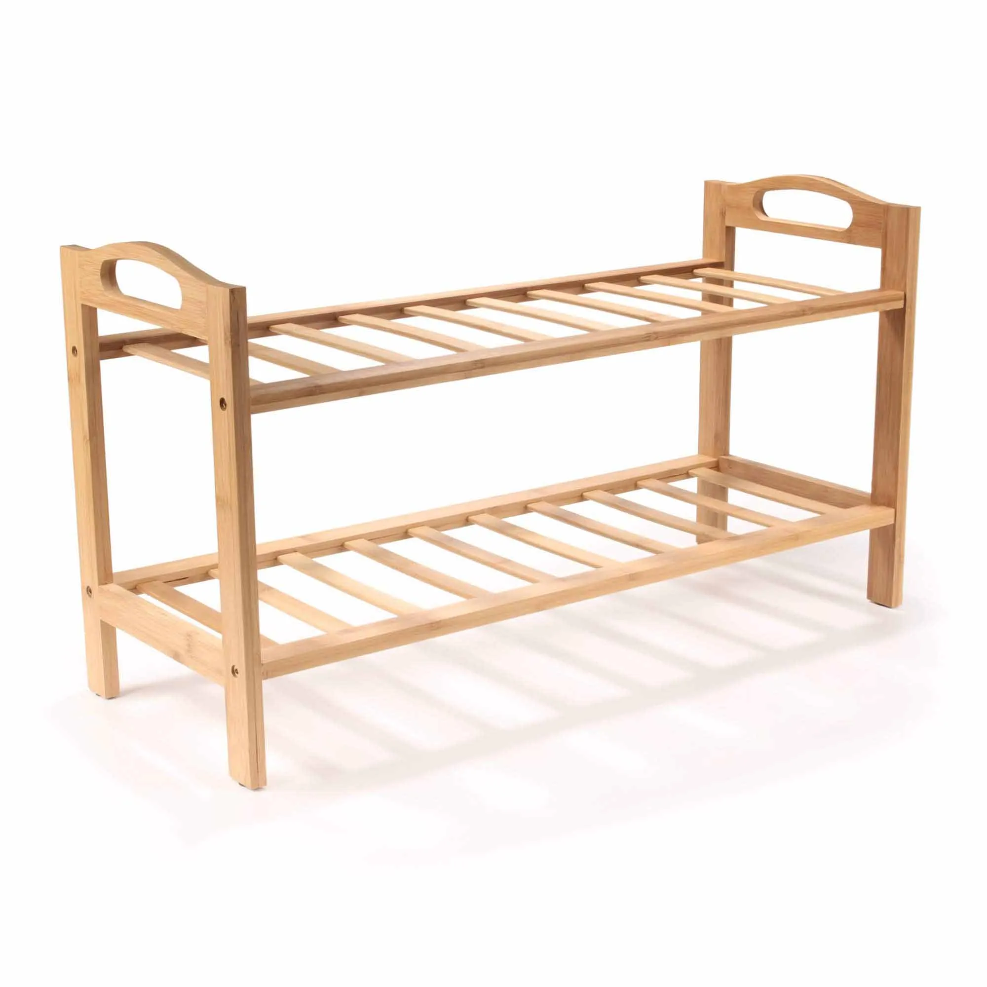 Multi-Tier Bamboo Shoe Rack