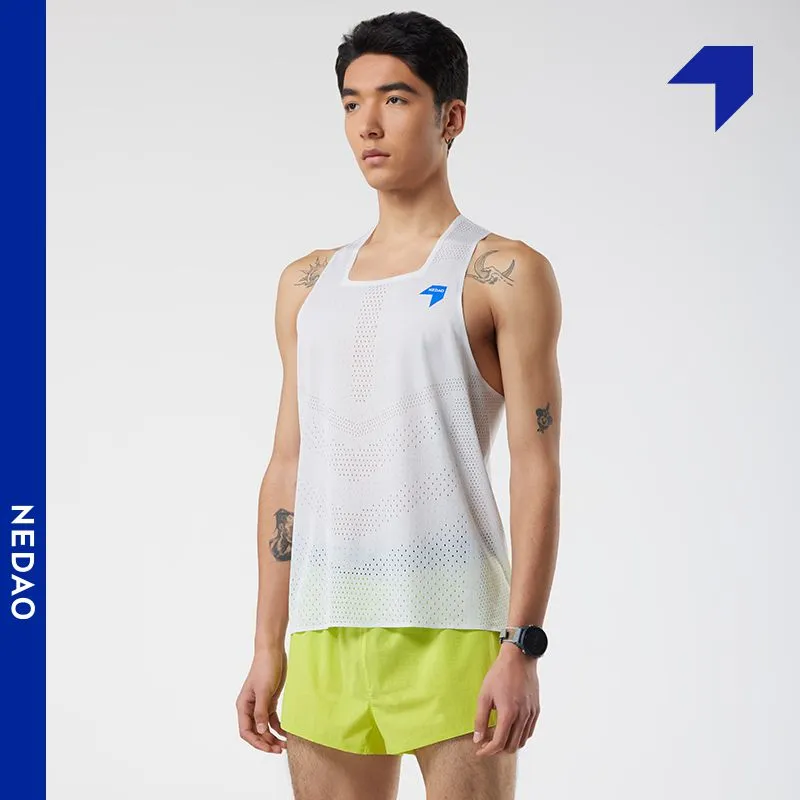 Nedao Men's QiFlow Racing Singlet - ONE CUT