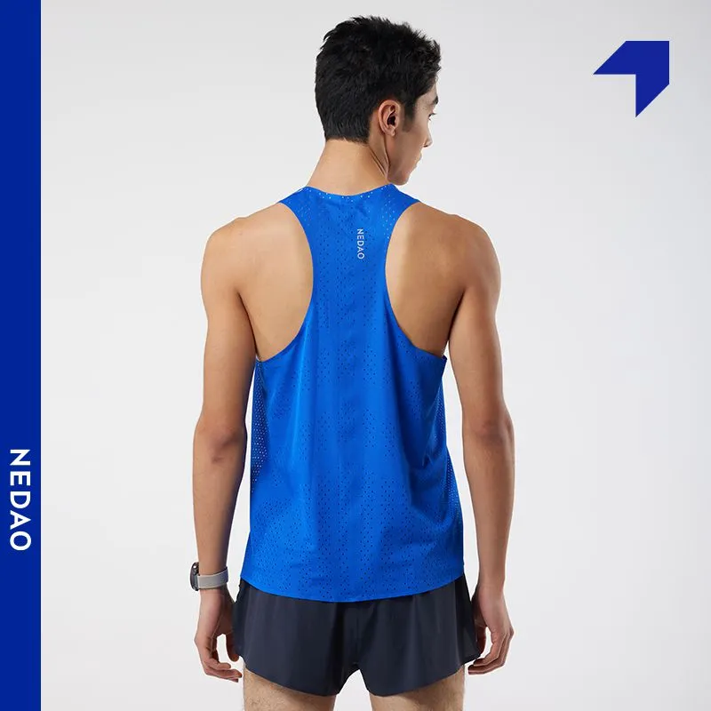 Nedao Men's QiFlow Racing Singlet - ONE CUT