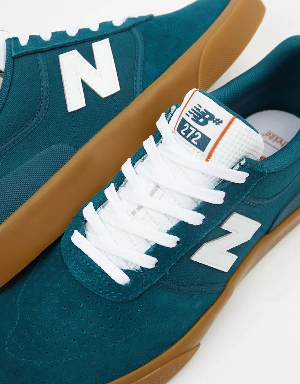 New Balance Numeric 272 Skate Shoes - Vintage Teal/Gum