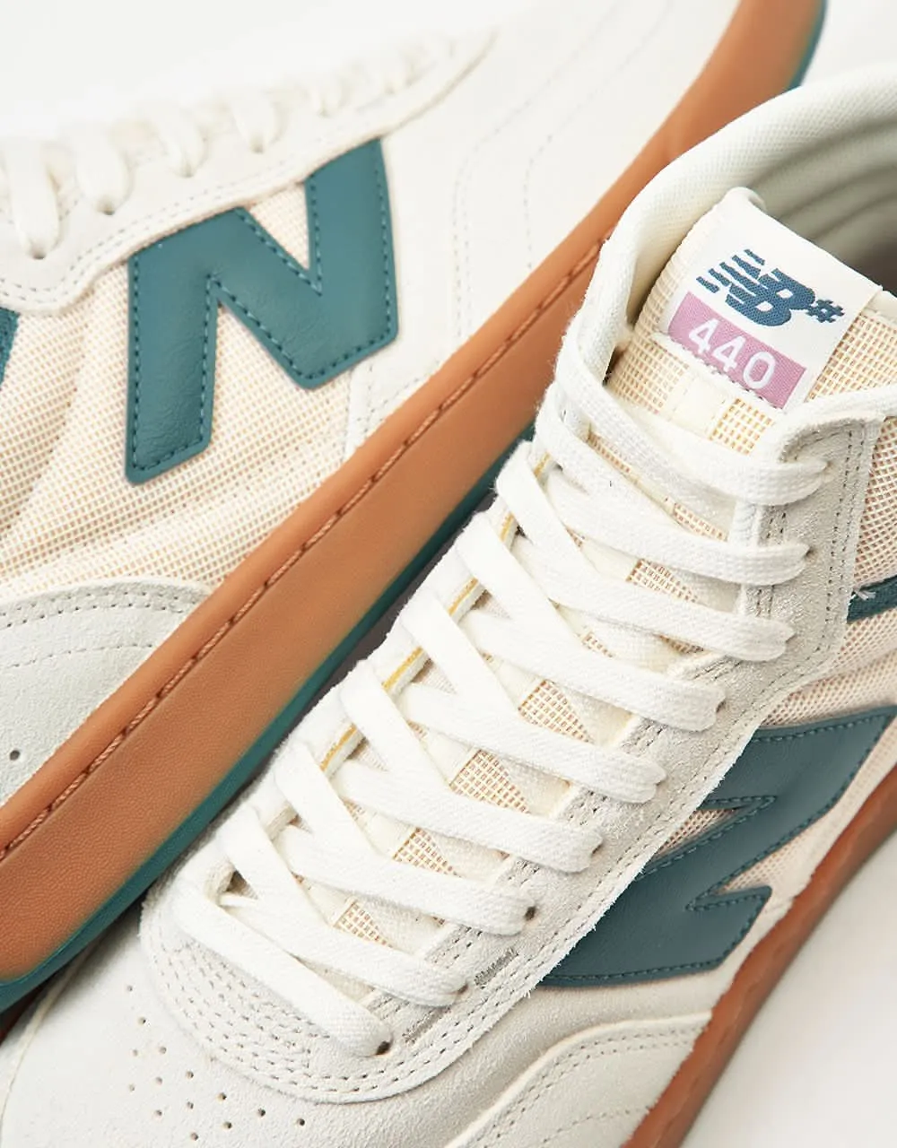 New Balance Numeric 440 High V2 Skate Shoes - Sea Salt/Spruce