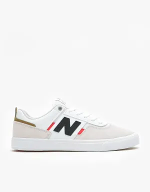 New Balance Numeric Jamie Foy 306 Skate Shoes - White/Red