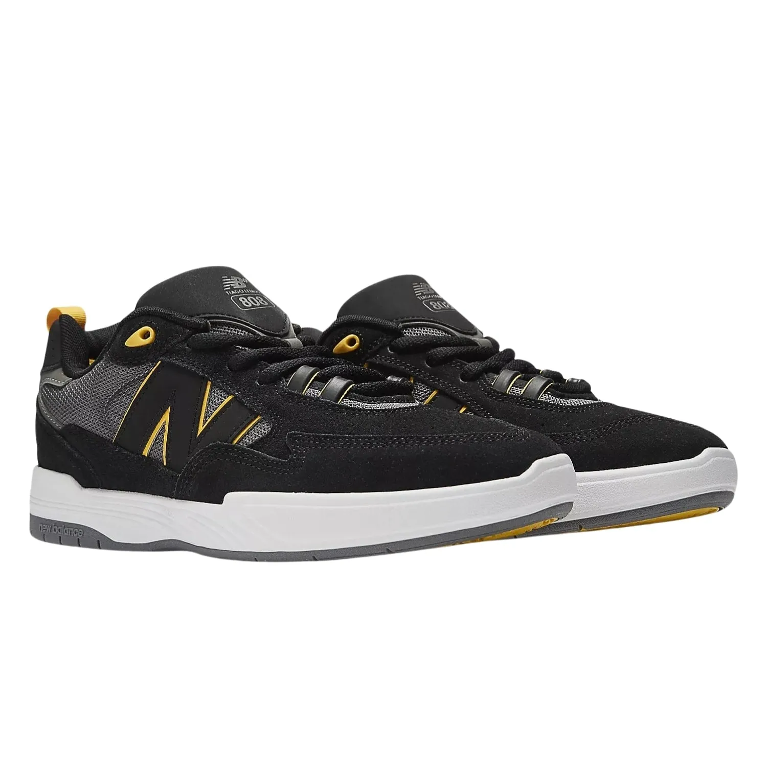 New Balance Numeric NM808 Tiago Lemos Skate Shoes - Black/Yellow