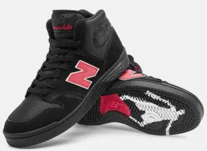 New Balance x Chocolate Skateboards Collab 480 Hi Black/ Red Shoes