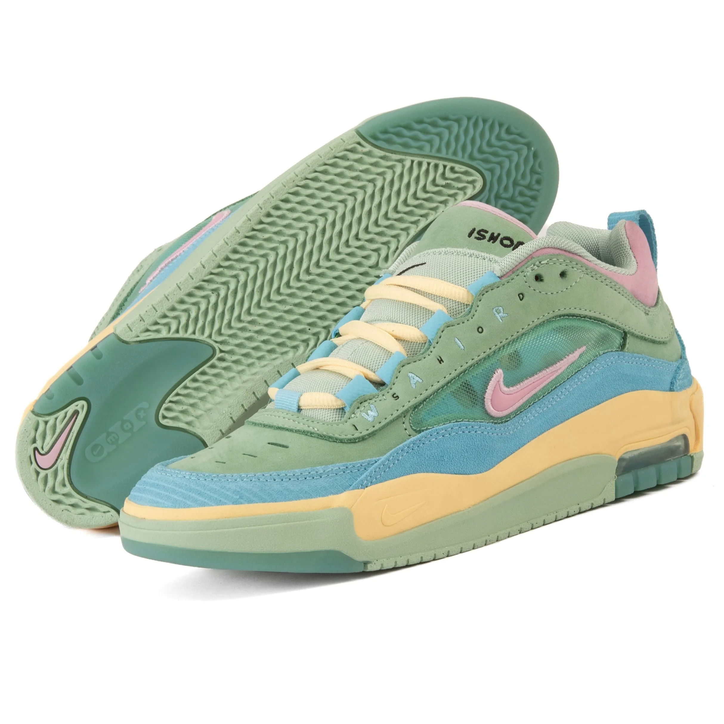 Nike SB - Air Max Ishod (Blue Gaze/Lt Arctic Pink-Enamel Green-Bicycle Yellow)