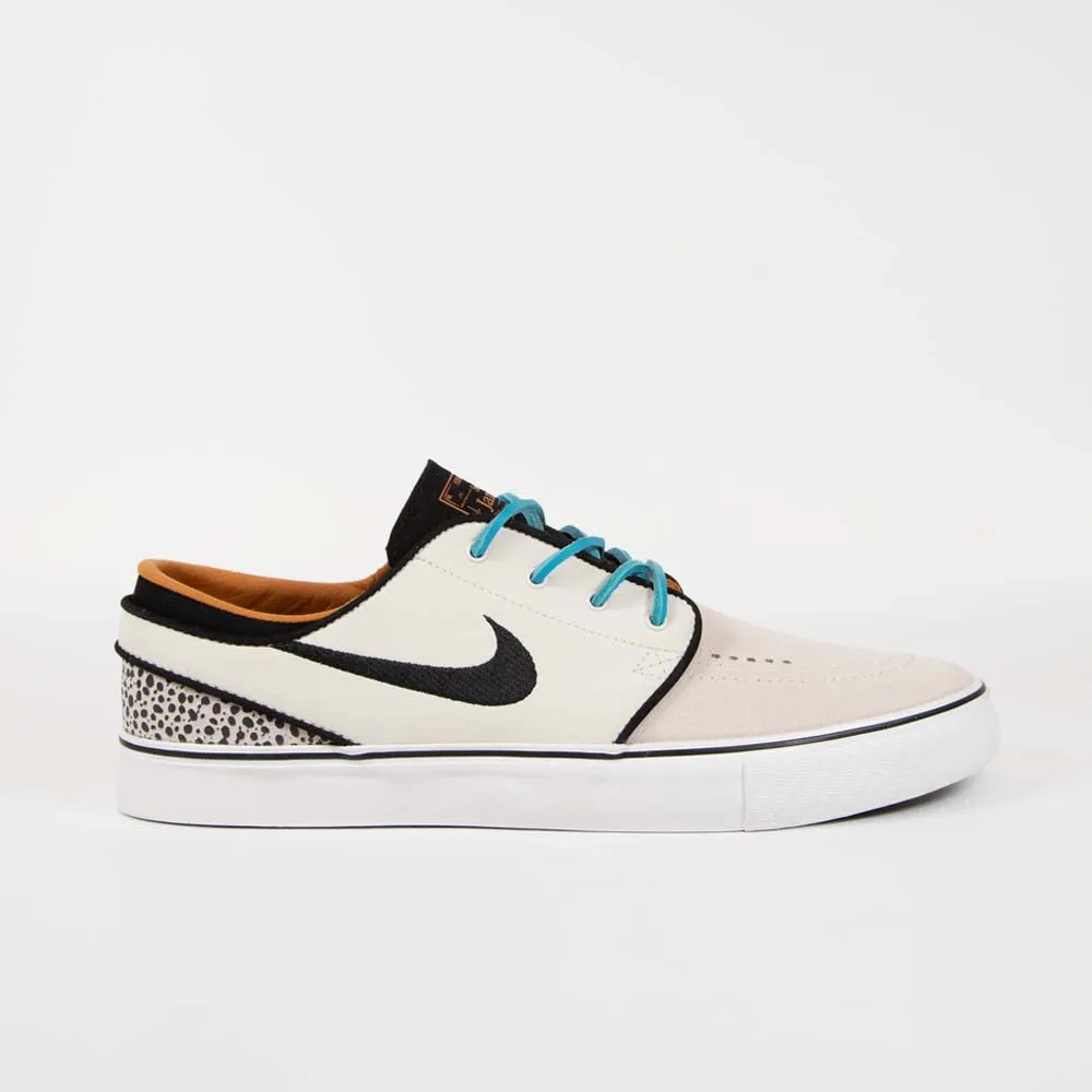 Nike SB - (GS - Youth) Stefan Janoski SE 'Olympic Safari' Shoes - Phantom / Black - Black - Monarch