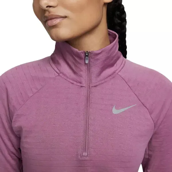 Nike Women's Therma Element Half Zip Top - Purple