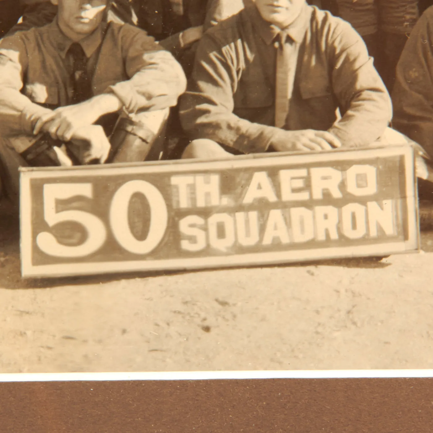 Original U.S. WWI 50th Aero Squadron Framed Yardlong Portrait Featuring Medal of Honor Recipient Lt. Erwin R. Bleckley, Finder of “The Lost Battalion”