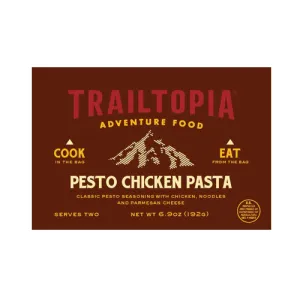 Pesto Chicken Pasta by Trailtopia