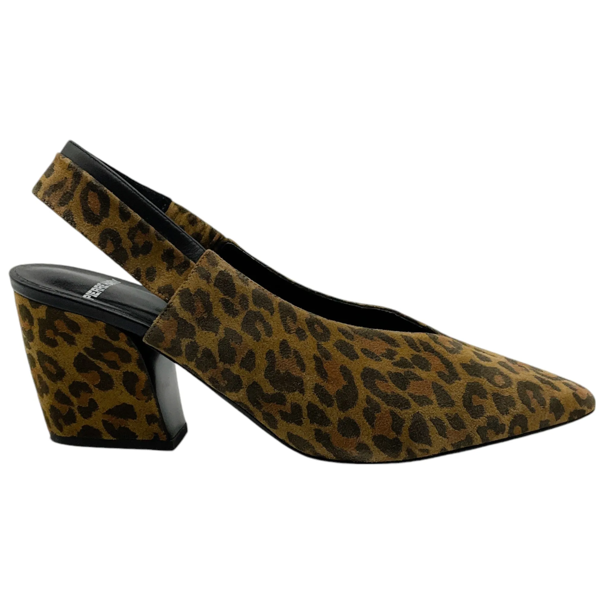 Pierre Hardy Leopard Suede Slingback Pumps