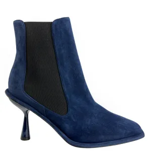 Pierre Hardy Suede Lava Boots in Navy