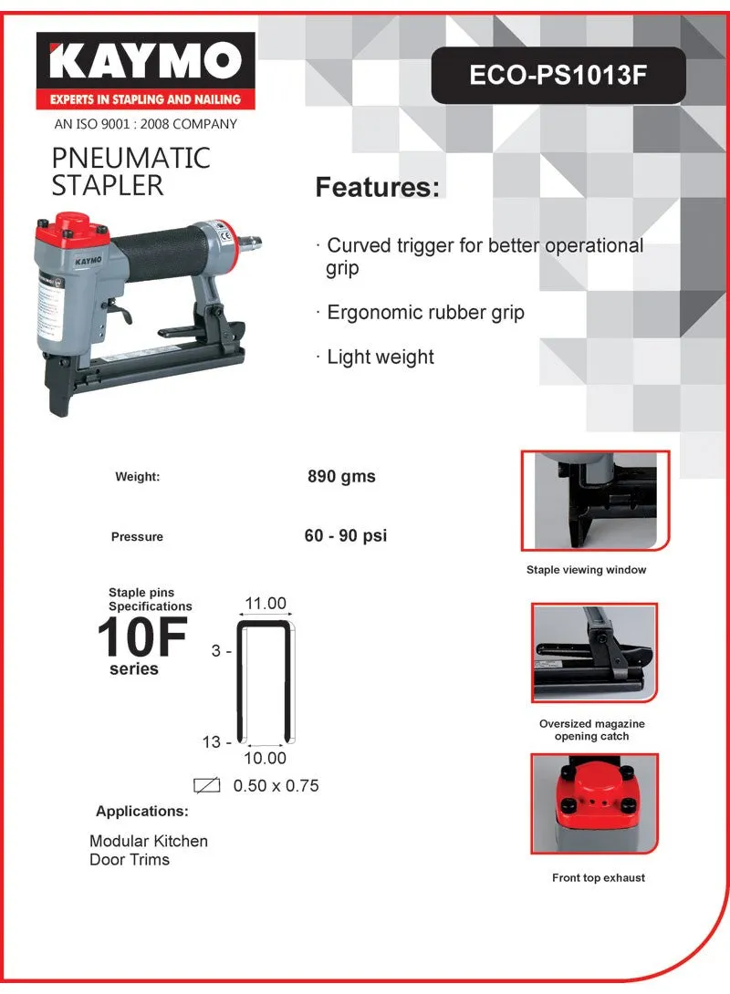 PNEUMATIC STAPLER KAYMO ECO-1013F