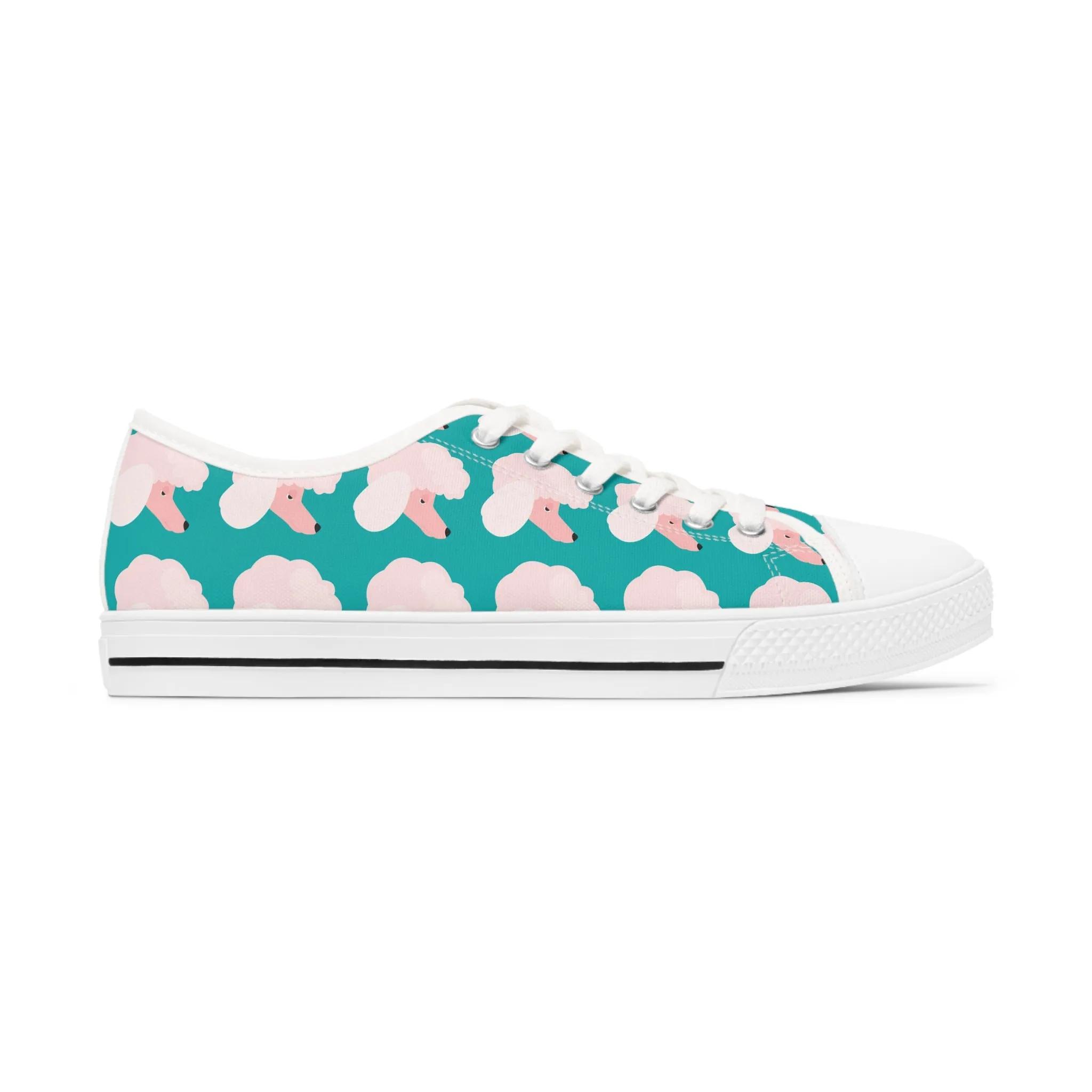 Poodle Women's Low Top Sneakers