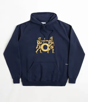 Pop Trading Company Carry O Embroidered Hoodie - Navy