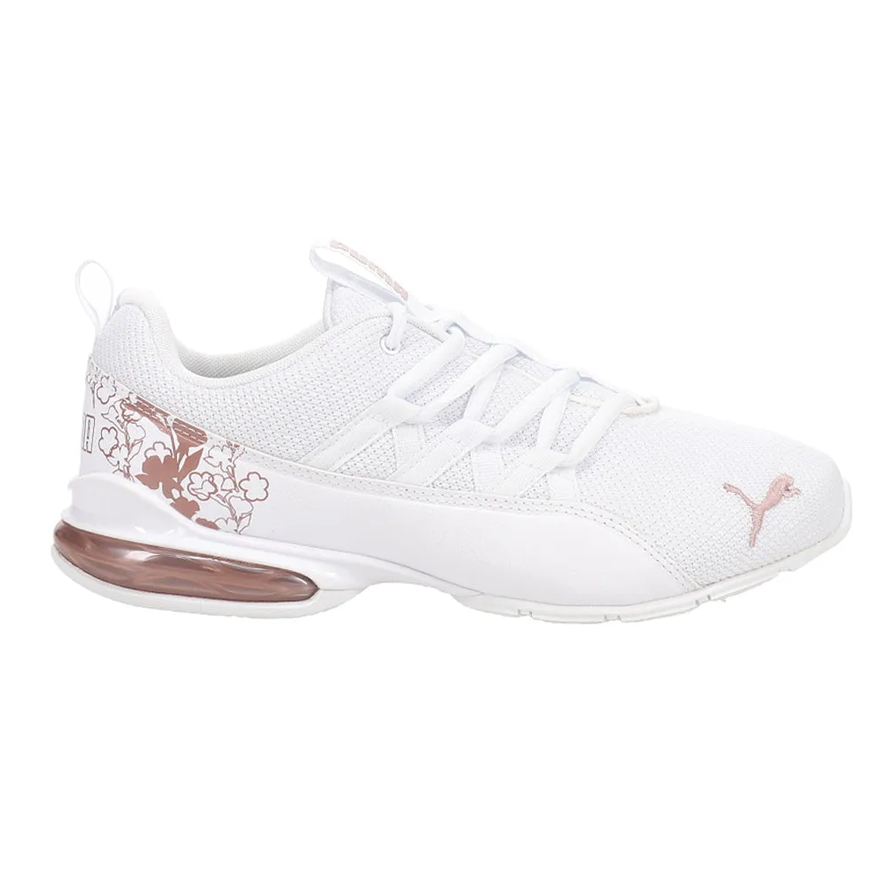 Riaze Prowl Floral Wide Lace Up Sneakers