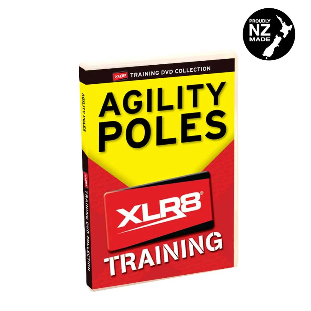 Rubber Base Agility Pole Set of 10