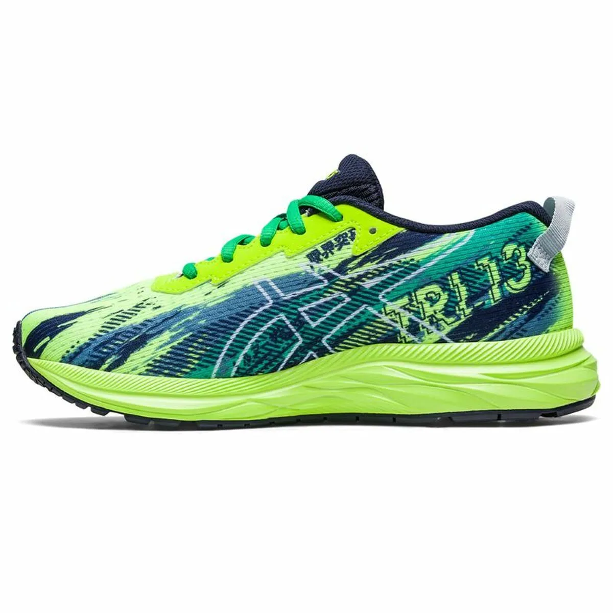 Running Shoes for Kids Asics Gel-Noosa Tri 13 GS Lime green