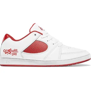 éS Shoes Accel Slim x Go Skateboarding Day - White/Red