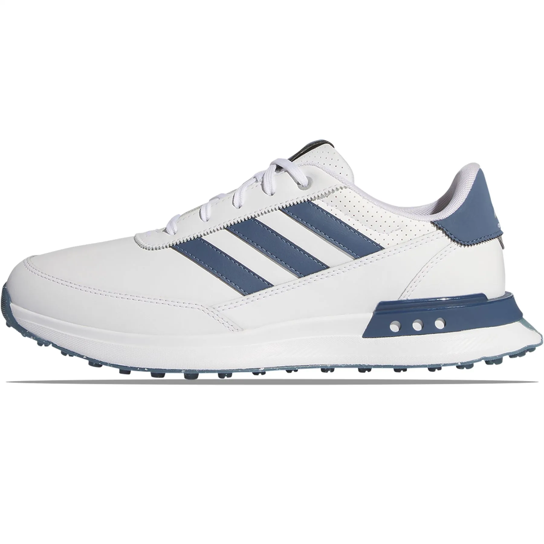 S2G Spikeless Leather 24 Golf Shoes White/Navy - 2024