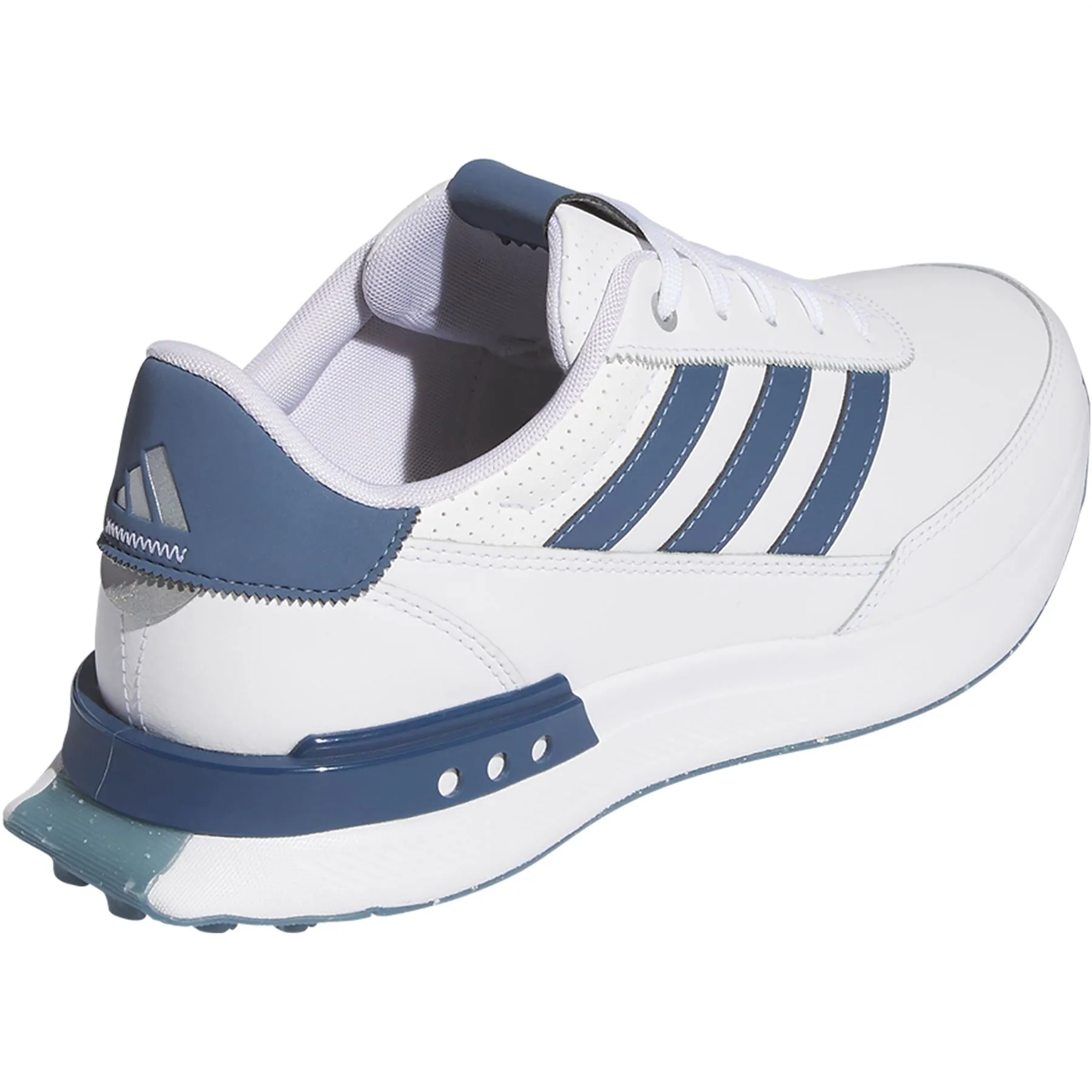 S2G Spikeless Leather 24 Golf Shoes White/Navy - 2024