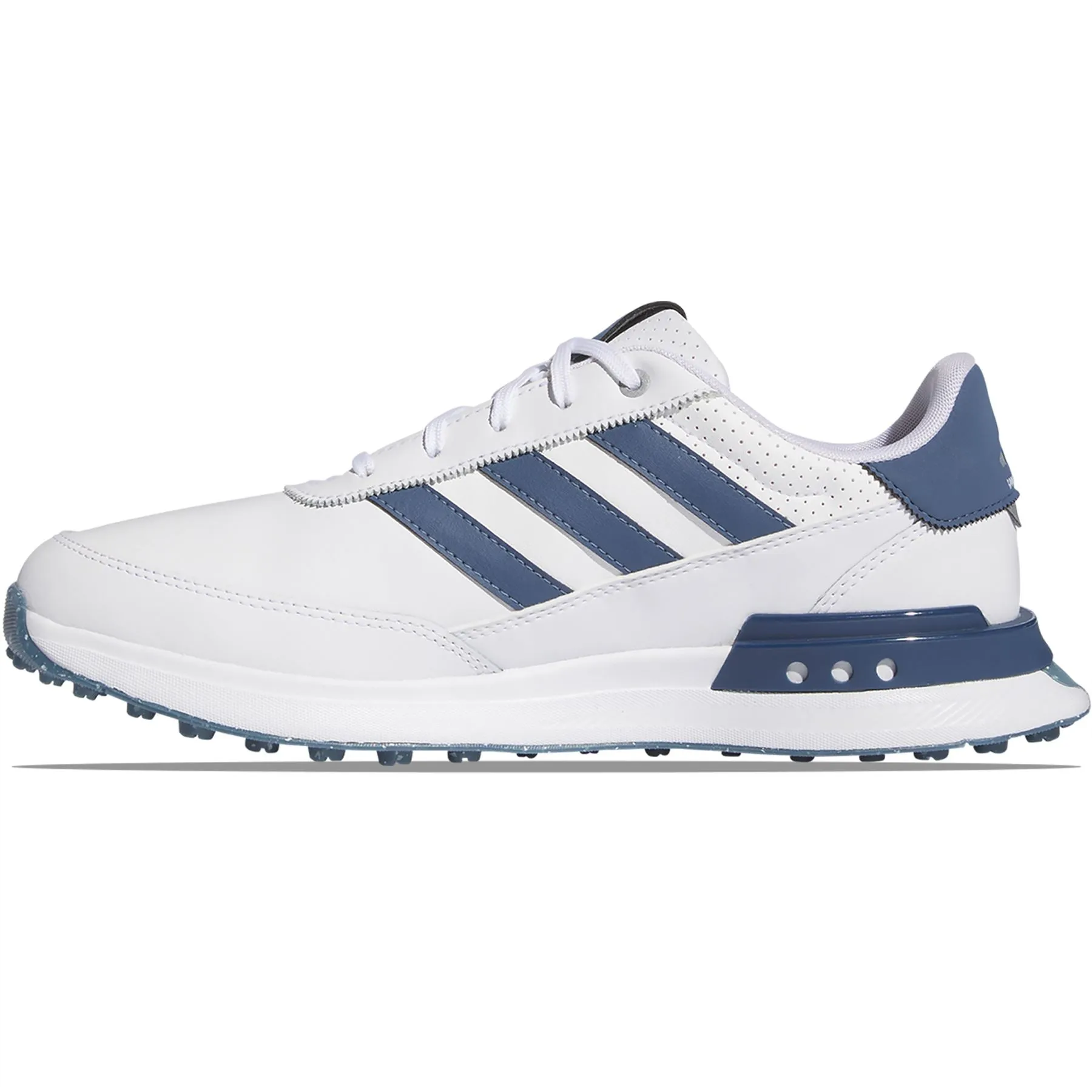 S2G Spikeless Leather 24 Golf Shoes White/Navy - 2024