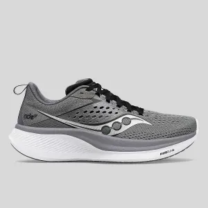 Saucony Men's Ride 17 Running Shoe Cinder/black