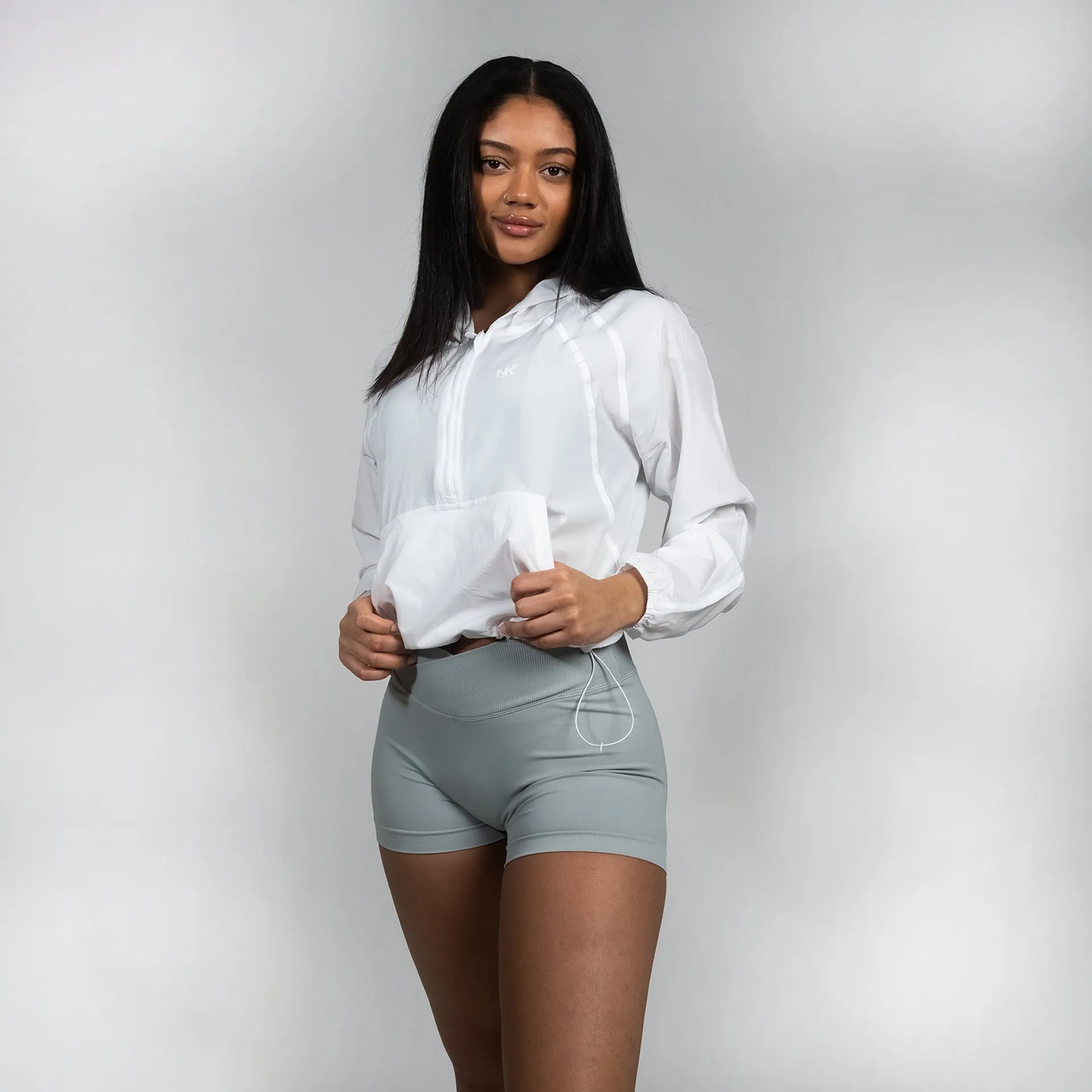 Scrunch VBelt - Gray Shorts