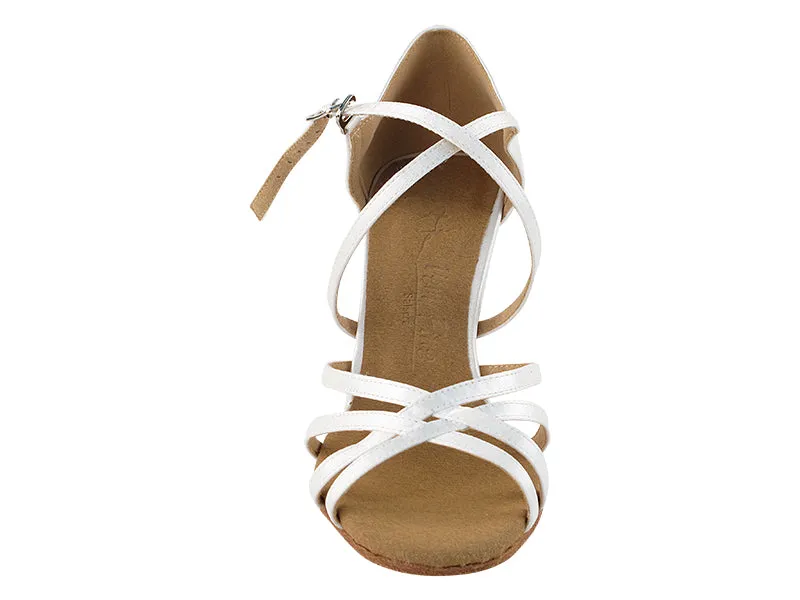 Sera Series Ivory Satin Dance Sandal